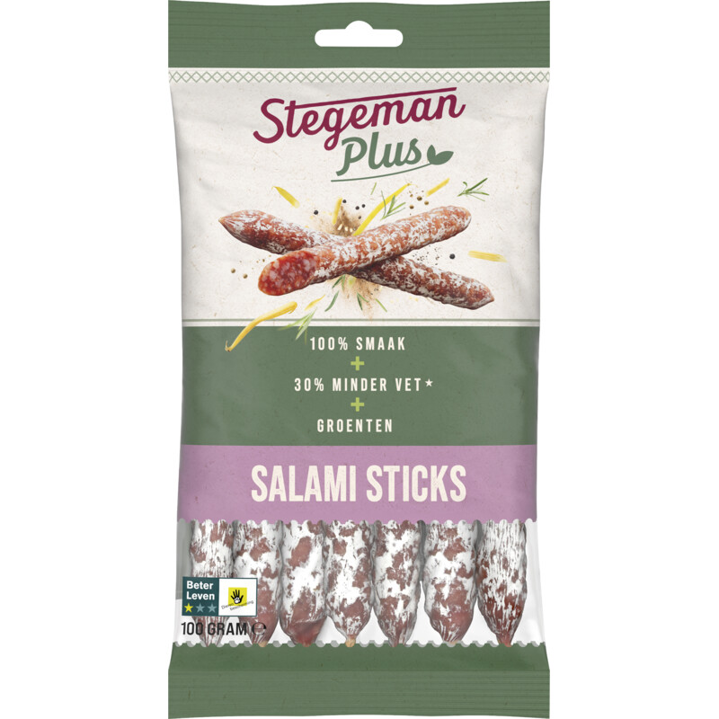 Stegeman Plus salami sticks