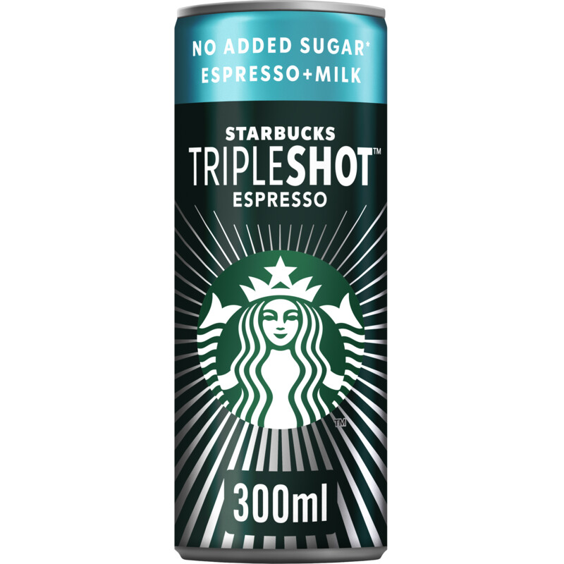 Starbucks Tripleshot espresso no added sugar