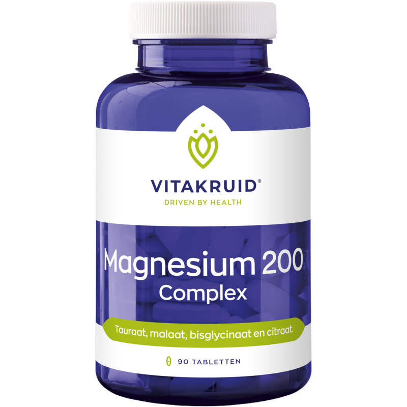 Vitakruid Magnesium 200 complex tabletten
