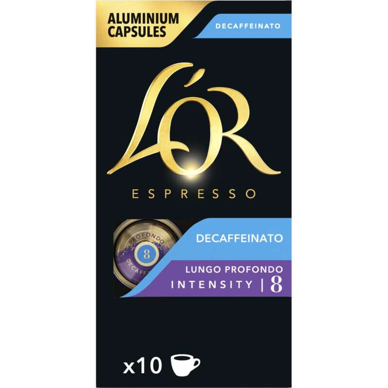 L'OR Decaffeinato lungo profondo capsules