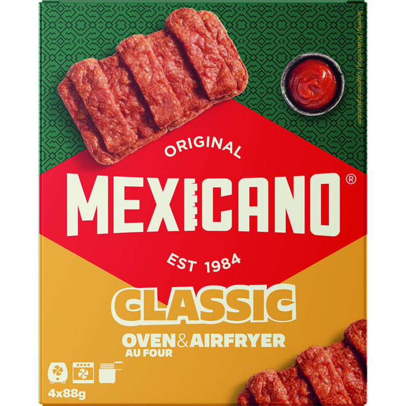 Mexicano Classic oven & airfryer snacks