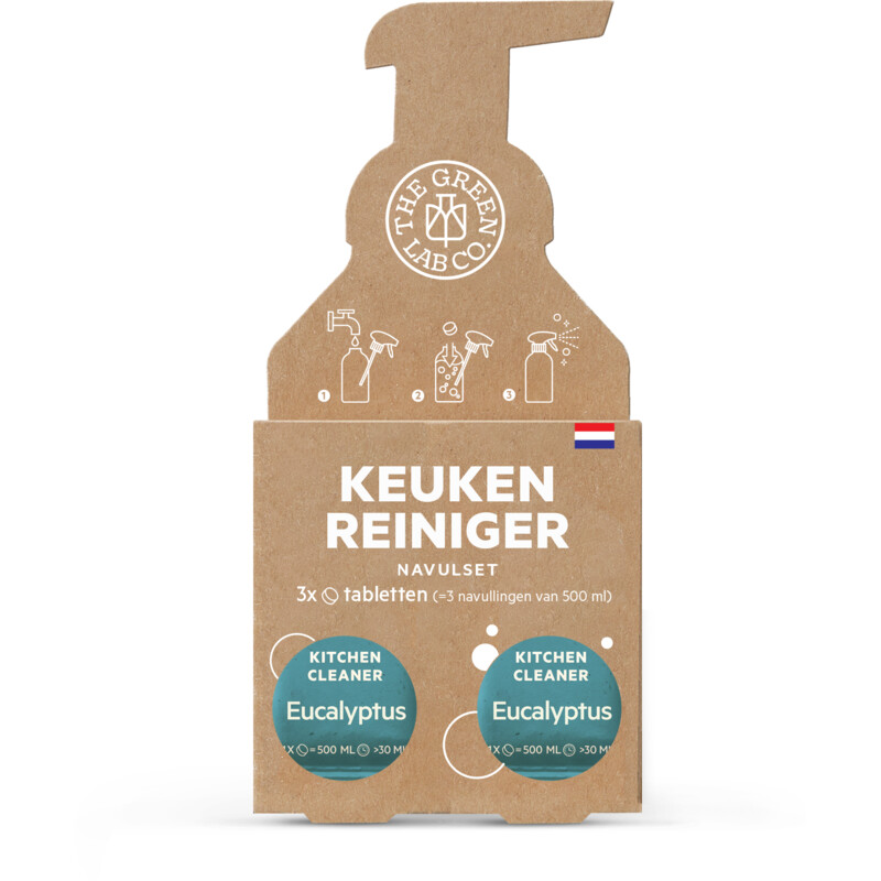 The Green Lab Co. Keukenreiniger tablet eucalyptus