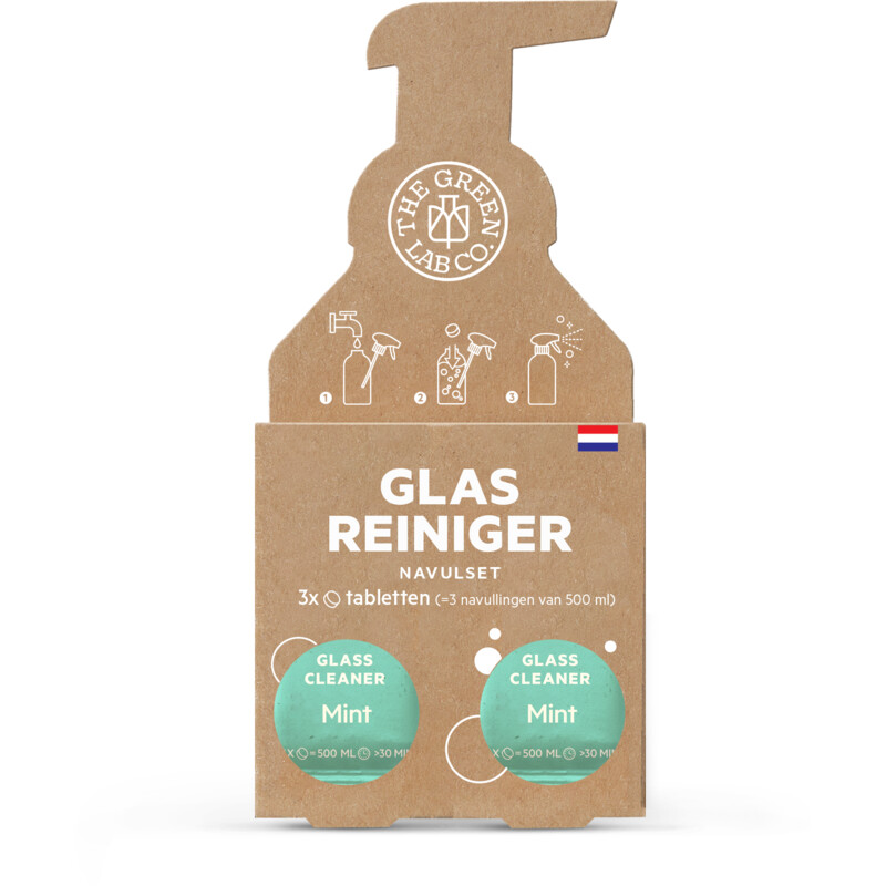 The Green Lab Co. Glasreiniger tablet munt