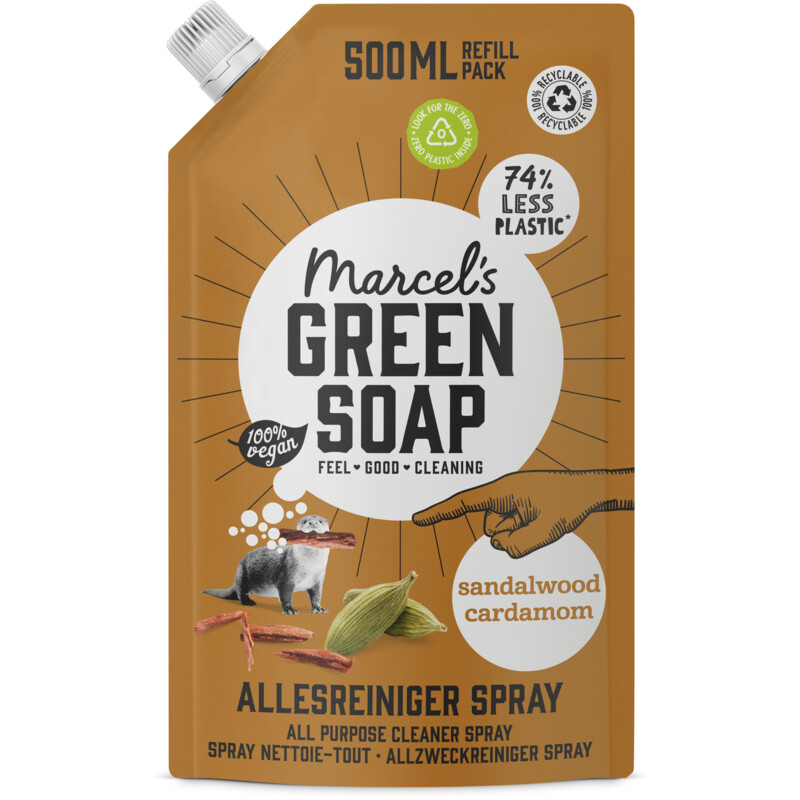 Marcel's Green Soap Allesreiniger sandelhout navulling