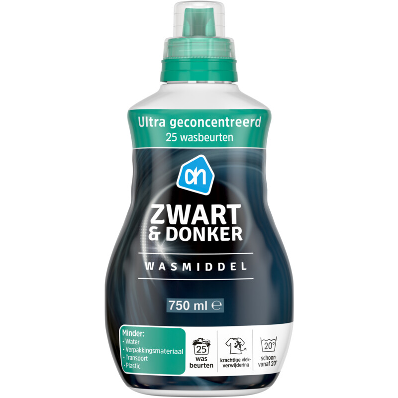 AH Wasmiddel zwart & donker