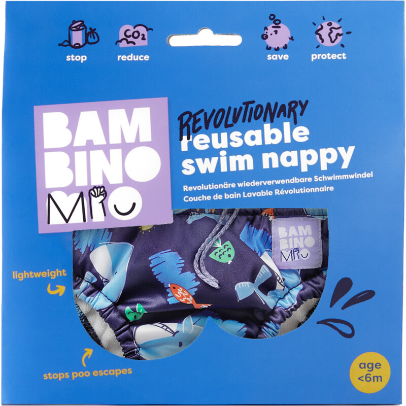 Bambino Mio Wasbare zwemluier <6m