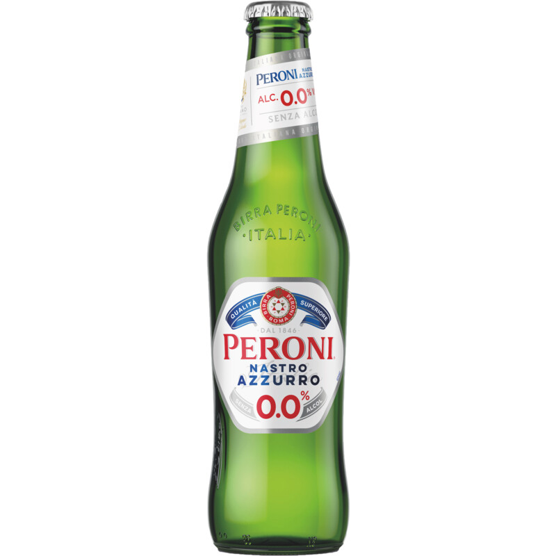 Peroni Nastro azzurro Italiaans bier 0.0%