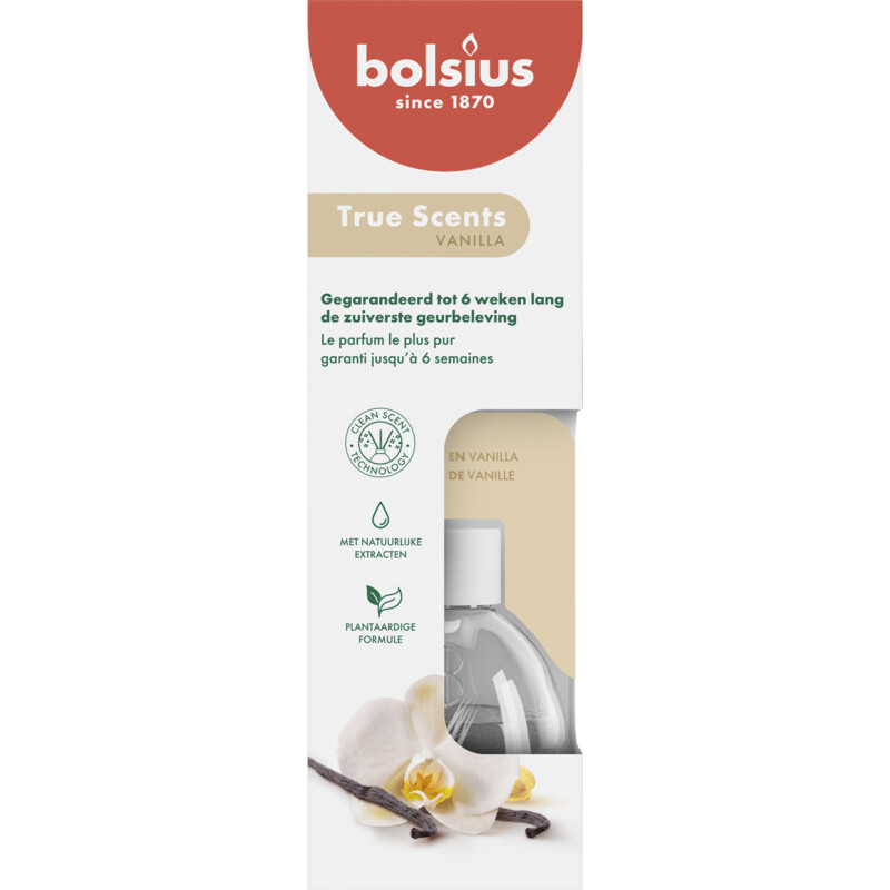 Bolsius Geurverspreider true scents vanilla