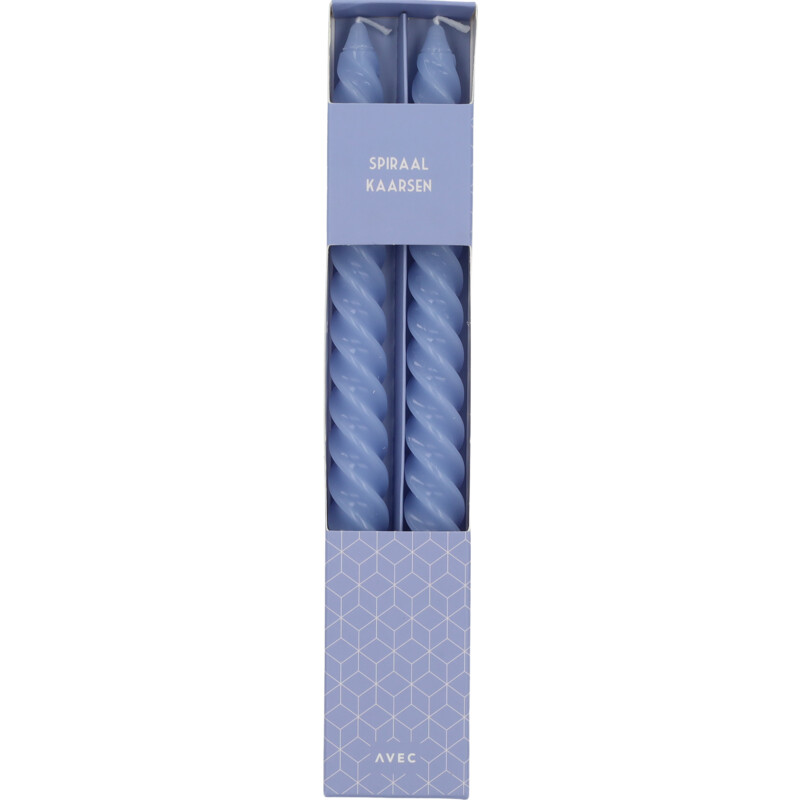Avec Dinerkaars spiraal blauw