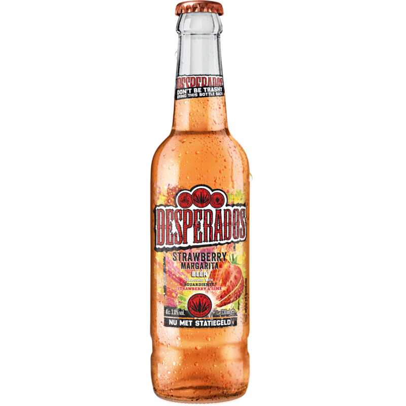 Desperados Strawberry margarita bier