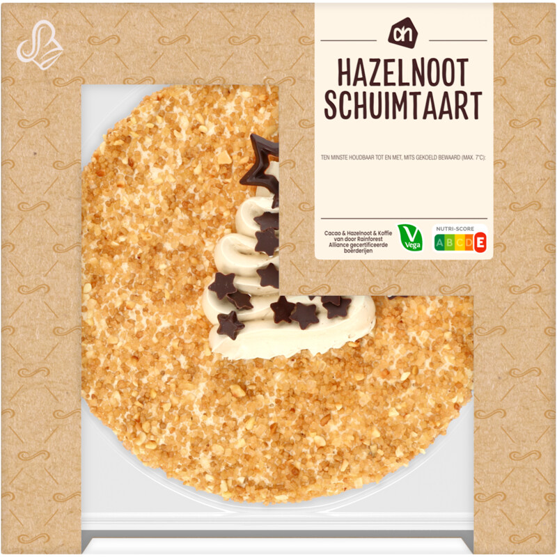 AH Hazelnootschuimtaart