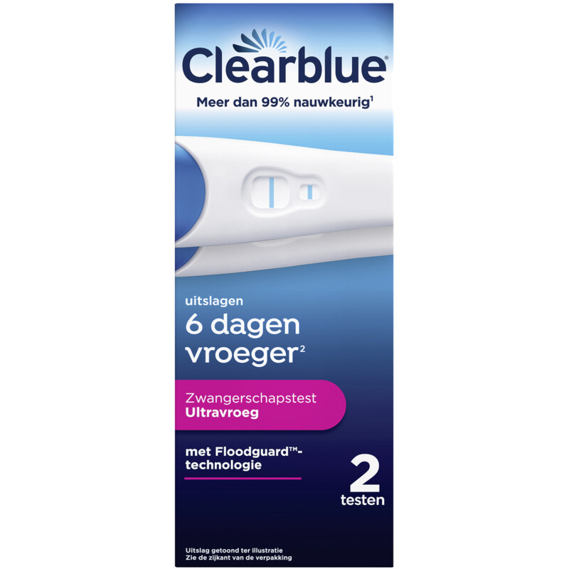 Clearblue Zwangerschapstest ultravroeg