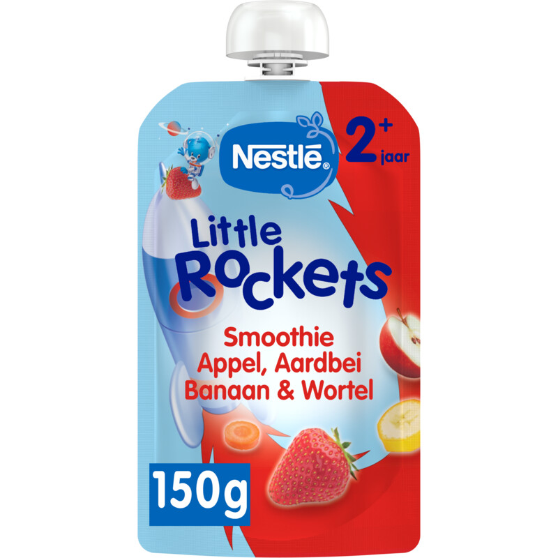Nestlé Smoothie aardbei appel banaan wortel 2+