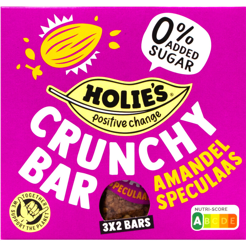 Holie's Crunchy bar amandel speculaas