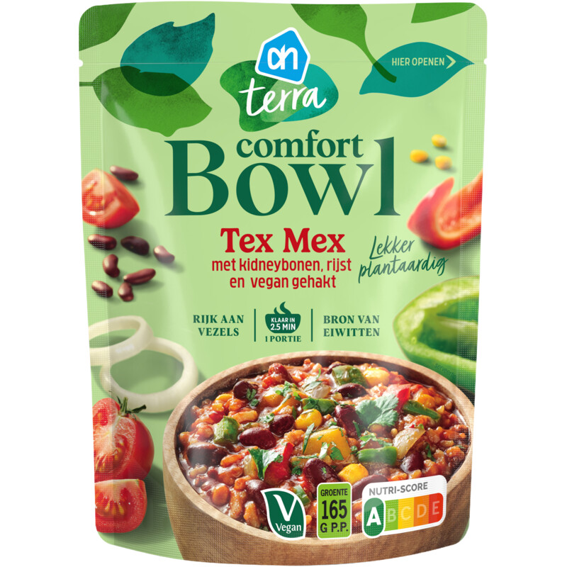 AH Terra Plantaardig comfort bowl tex mex