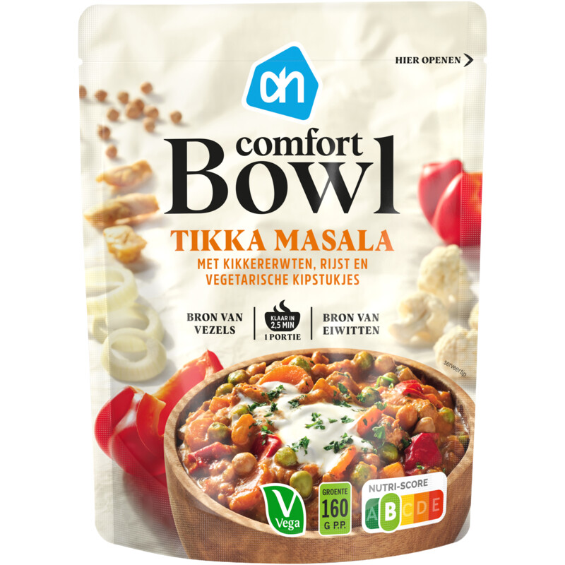 AH Comfort bowl tikka masala