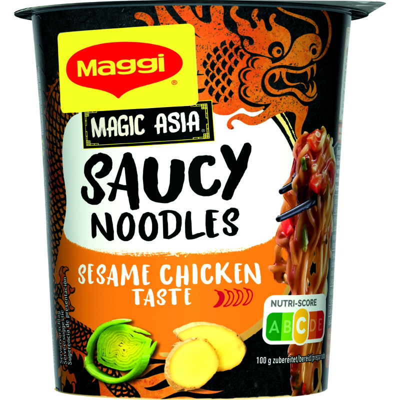 Maggi Saucy noodles sesame chicken