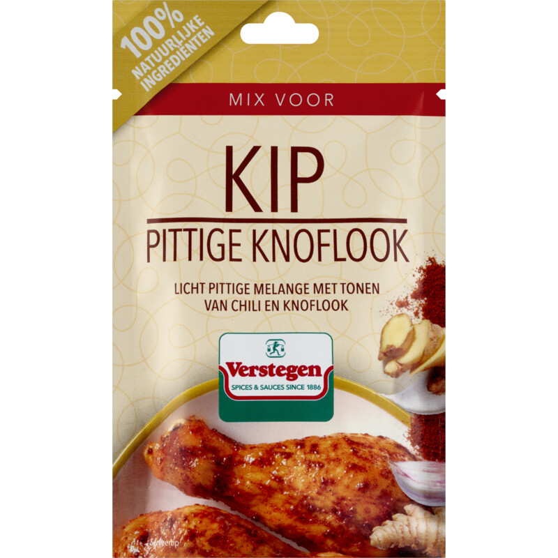 Verstegen Kruidenmix voor kip pittige knoflook