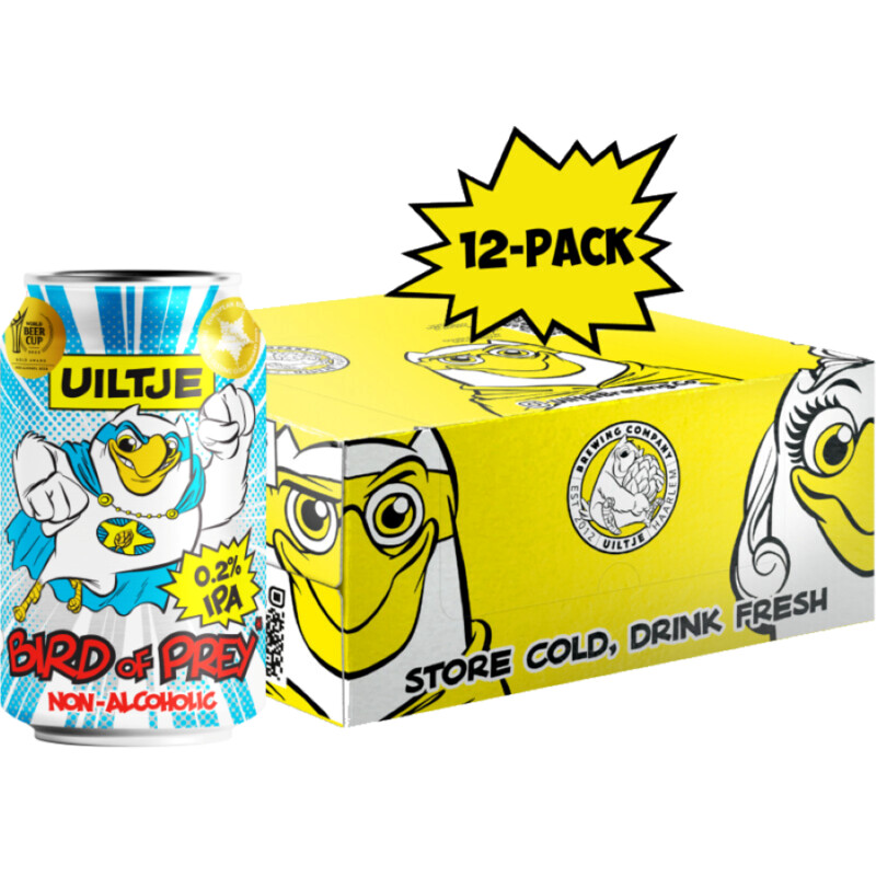 Uiltje Brewing Bird of prey 0.2% IPA doos