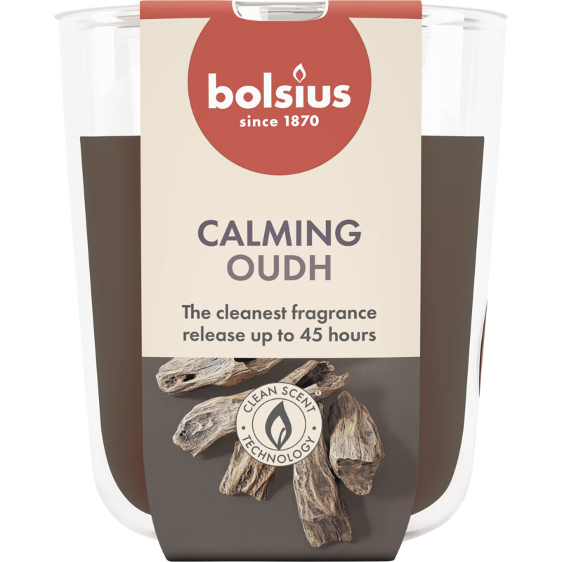 Bolsius True scents geurglas oud wood