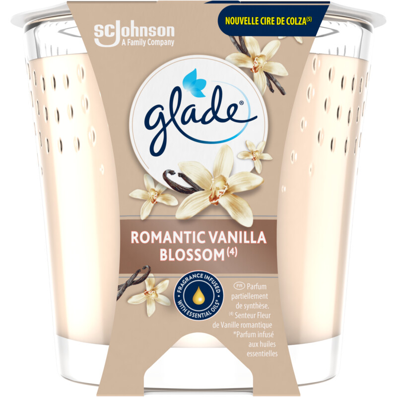 Glade Geurglas vanille vegan raapzaadwas