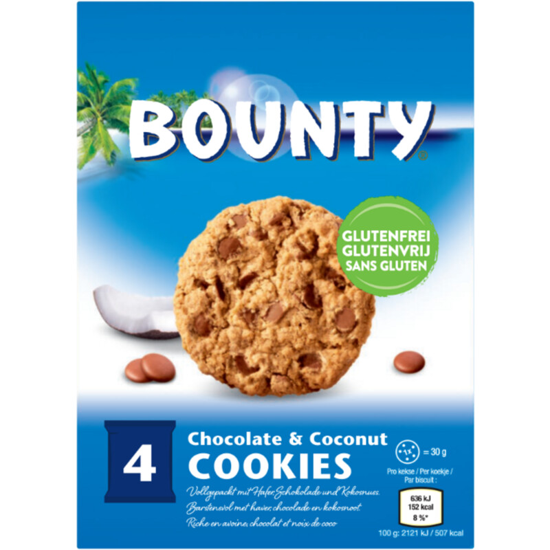 Bounty Chocolate & coconut cookies gluten free
