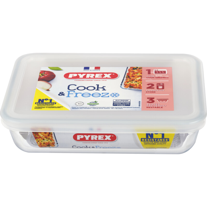 Pyrex Bewaarschaal cook & freeze 0,8 liter