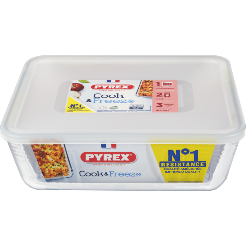 Pyrex Bewaarschaal cook & freeze 4 liter
