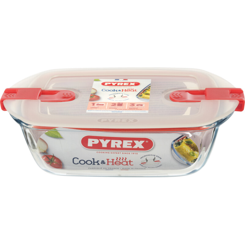 Pyrex Bewaarschaal cook & heat 1,2 liter