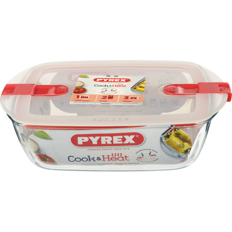 Pyrex Bewaarschaal cook & heat 2,5 liter