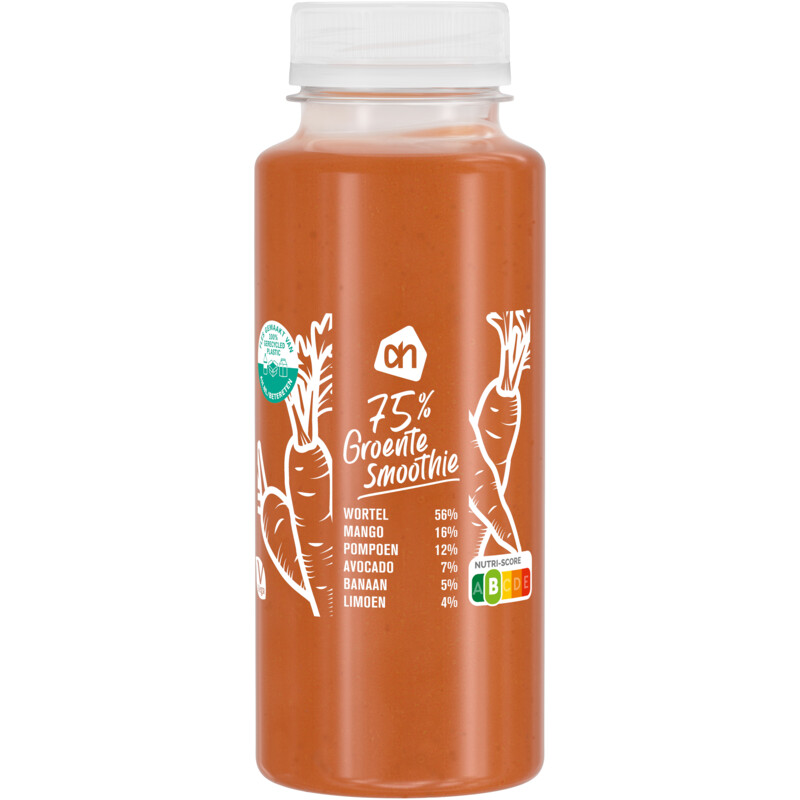 AH 75% groente smoothie wortel mango