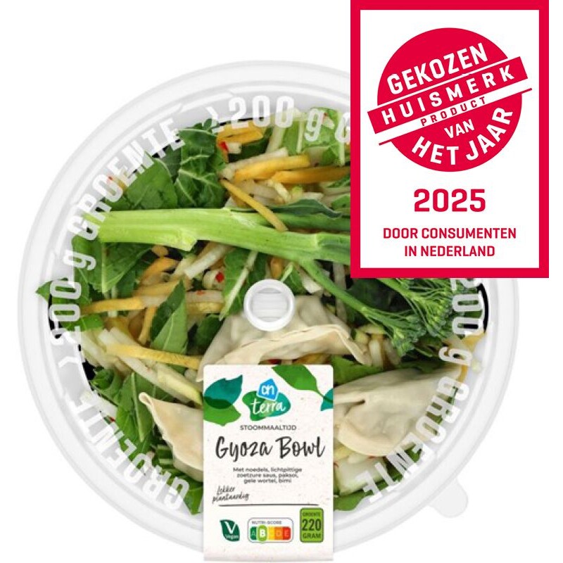 AH Terra Plantaardig stoommaaltijd gyoza bowl