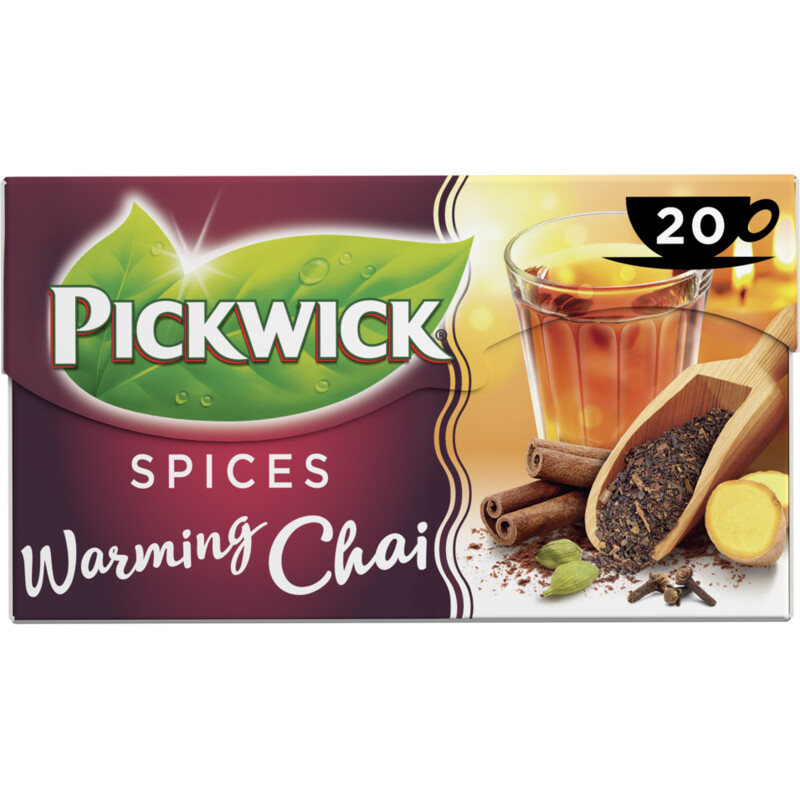 Pickwick Spices warming chai zwarte thee