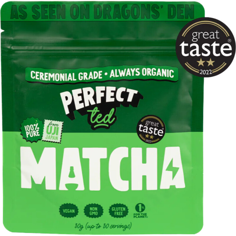 Perfect Ted Ceremonial grade organic matcha powder