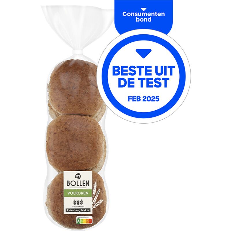 AH Extra lang lekker volkoren bollen 6st