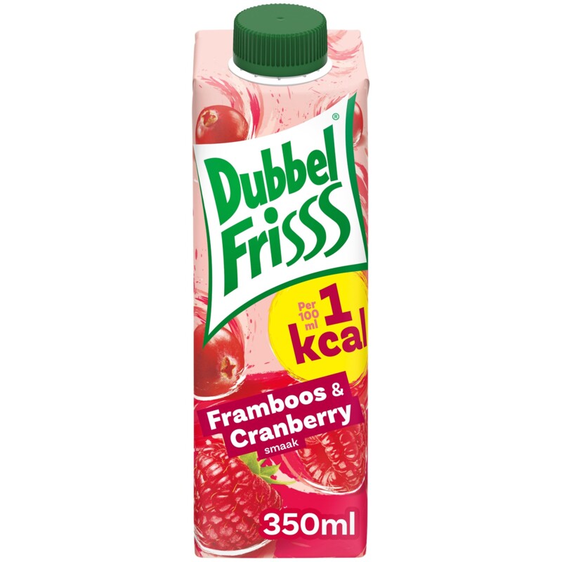 DubbelFrisss 1kcal framboos & cranberry