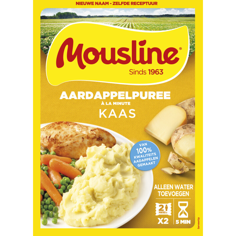 Mousline Aardappelpuree kaas