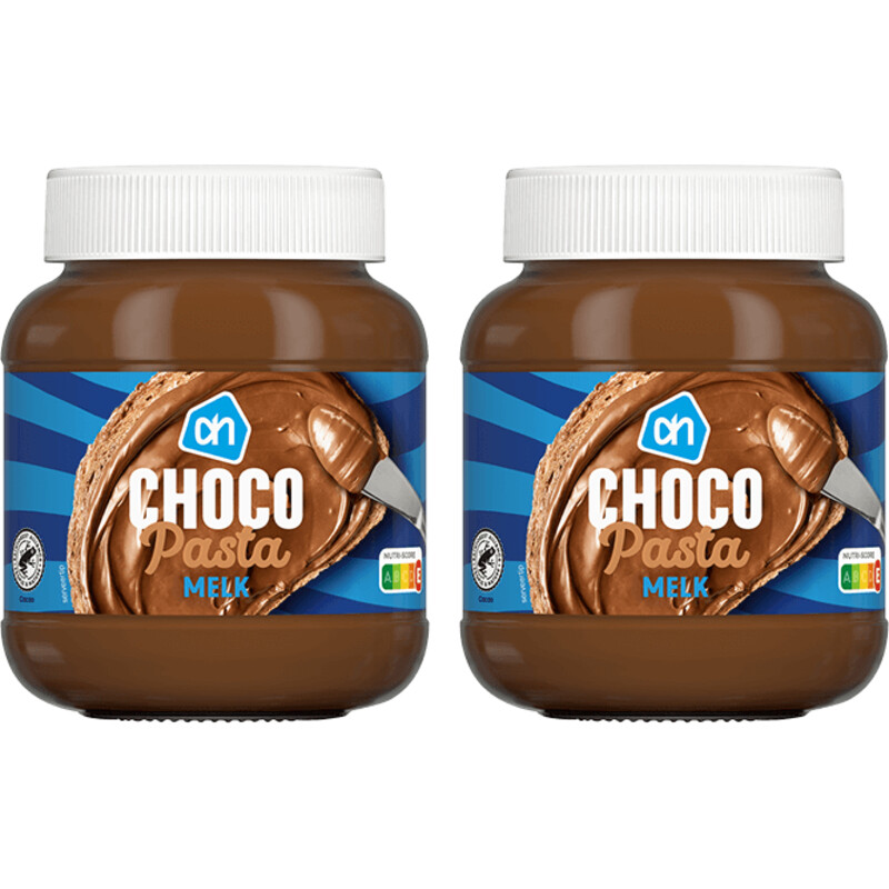 AH Chocoladepasta melk 2-pack