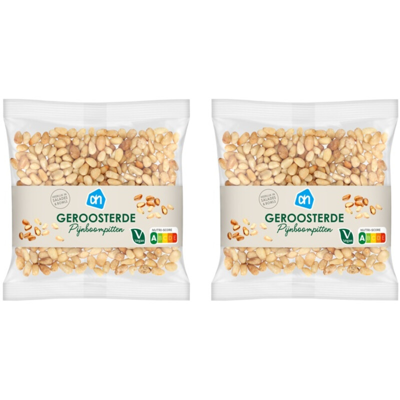 AH Geroosterde pijnboompitten 2-pack