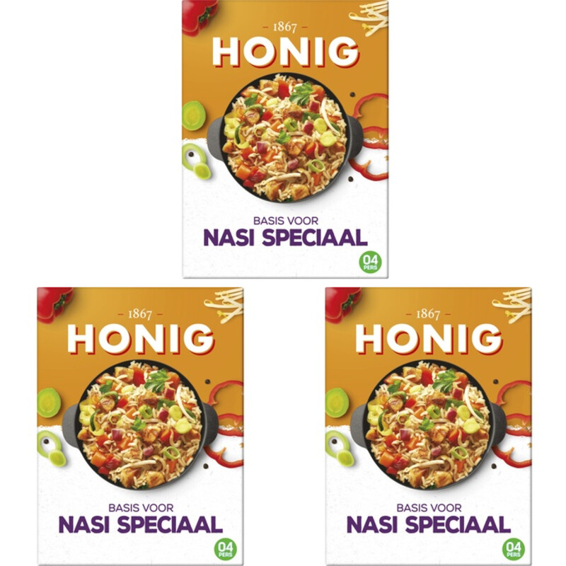 Honig Basis voor nasi speciaal 3-pack