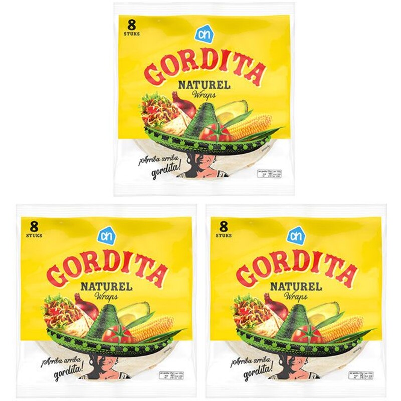 AH Gordita wrap 3-pack
