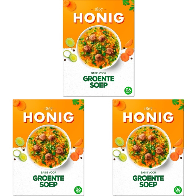 Honig Basis voor groentesoep 3-pack