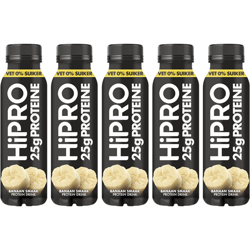 HiPRO Protein drink banaan 5-pack