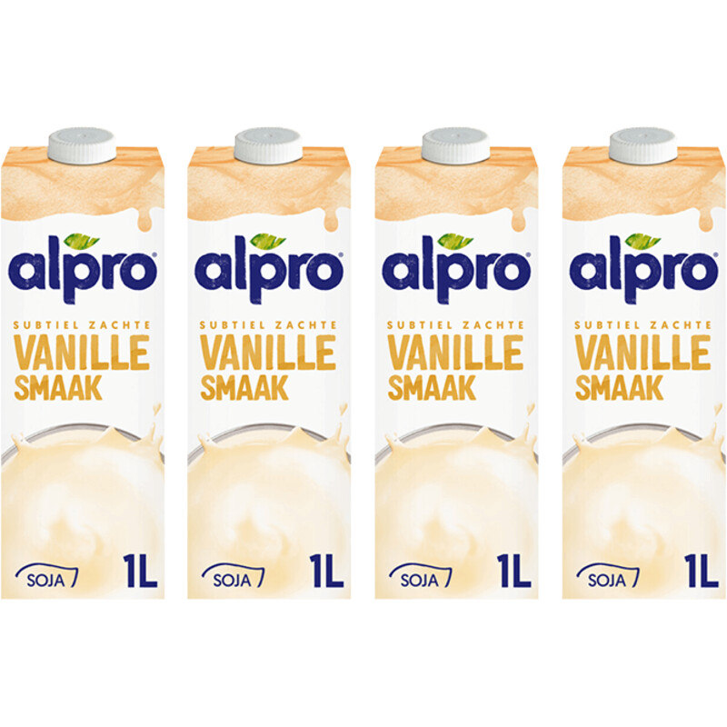 Alpro Sojadrink vanille 4-pack