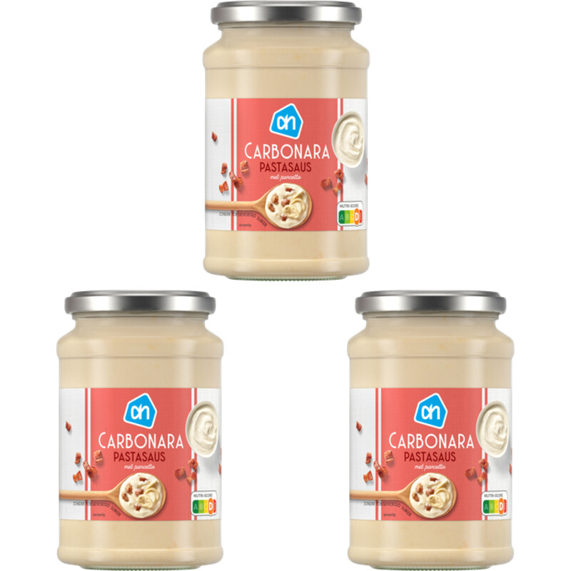AH Pastasaus carbonara 3-pack