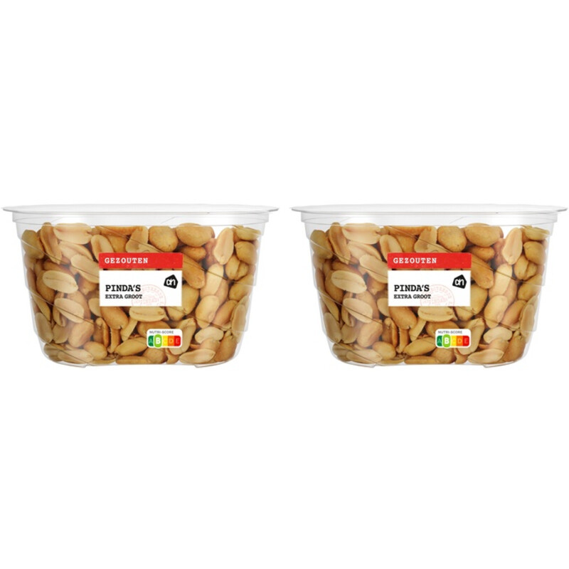 AH Pinda's extra groot gezouten 2-pack