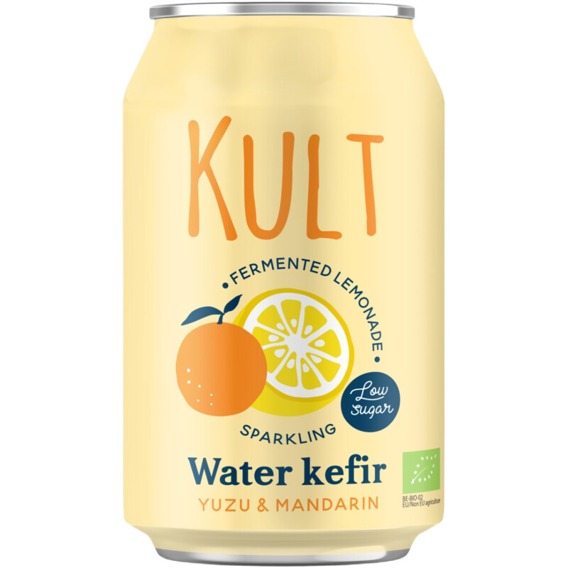 Kult Water kefir yuzu & mandarin