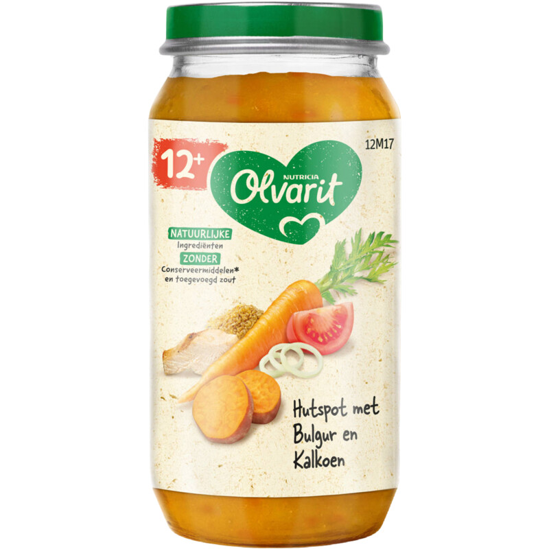 Olvarit Hutspot met bulgur en linzen 12m+