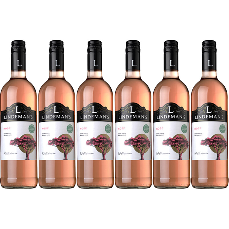 Lindeman's South africa rose 6 flessen