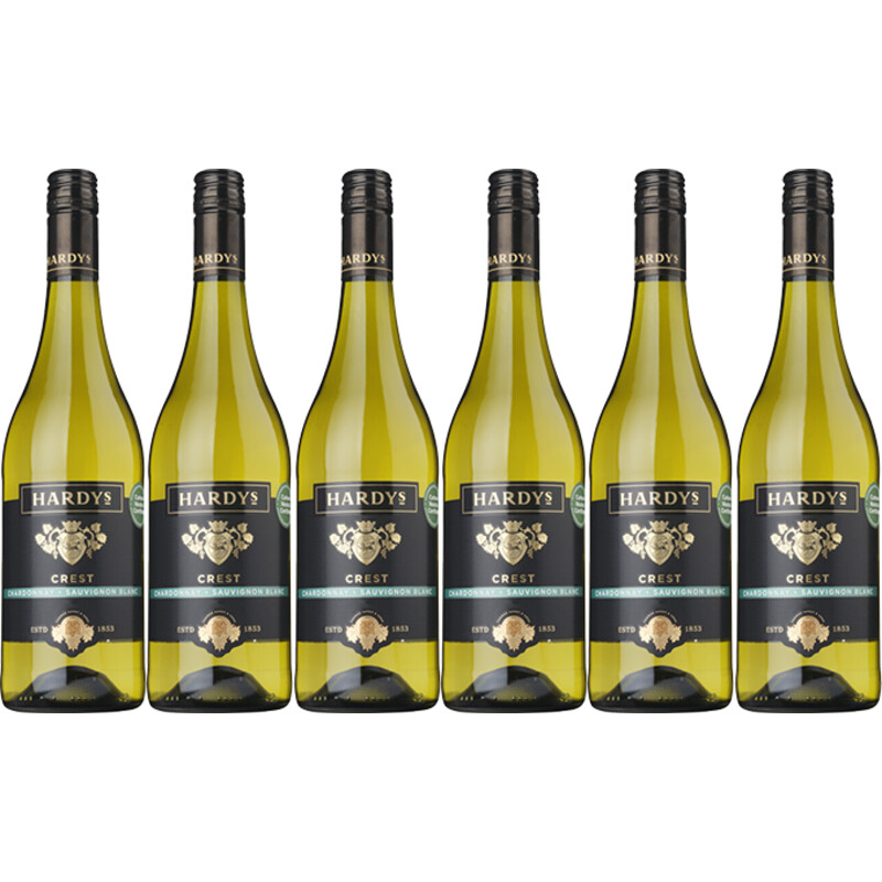 Hardys Chardonnay sauvignon blanc 6 flessen